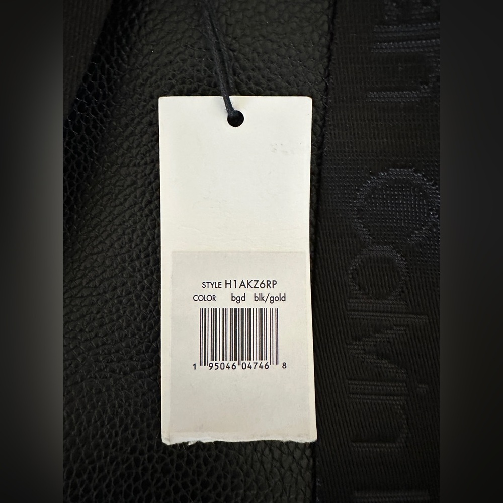 Calvin Klein Hudson Backpack Black Gold • Pebbled Faux Leather • NWT MSRP $178 - Picture 8 of 9